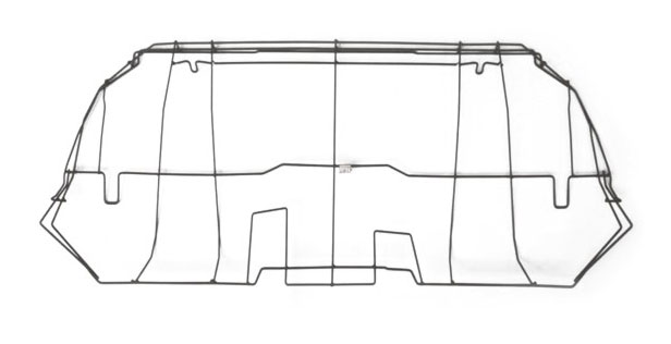 Steel wire bending - car seat back frame diagram