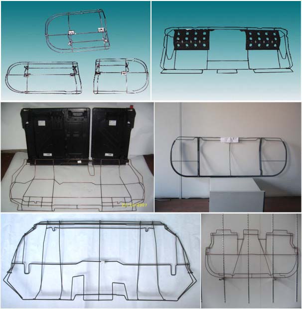 Double-headed stereo Wire Bending Machine samples wire bending machine samples