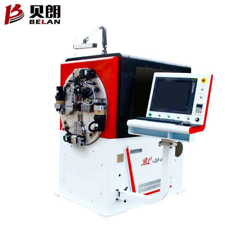 CNC copper wire inductance coil paint removal molding bending machine