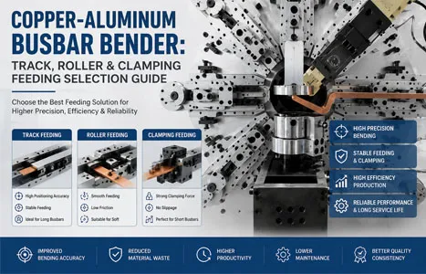 Copper‑Aluminum Busbar Bender: Track, Roller & Clamping Feeding Selection Guide